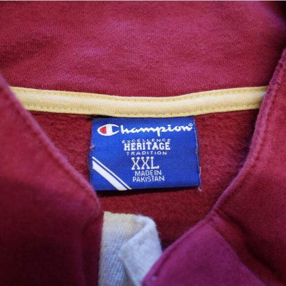 Boston College Champion Heritage Football Crewneck Sweatshirt Maroon 63 - Picture 3 of 6